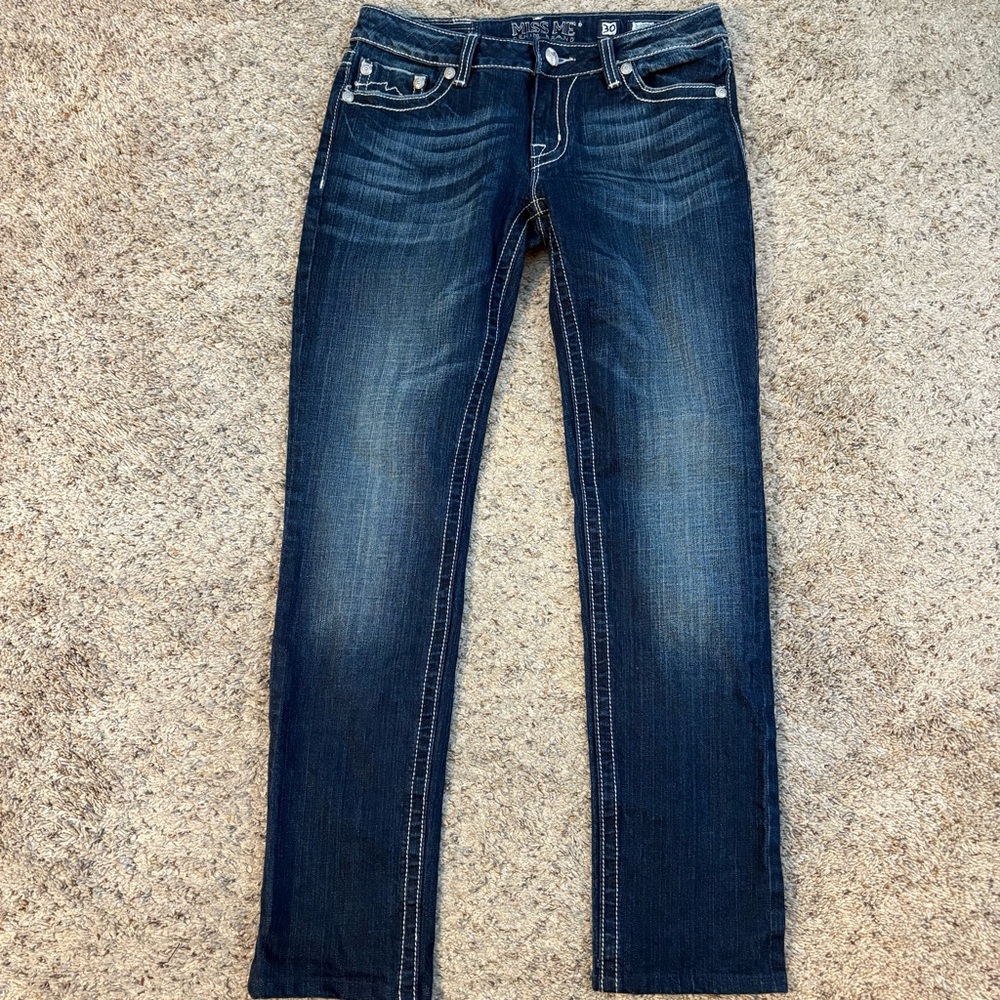 Miss Me Women's Dark Blue Skinny Jeans - Picture 5 of 15